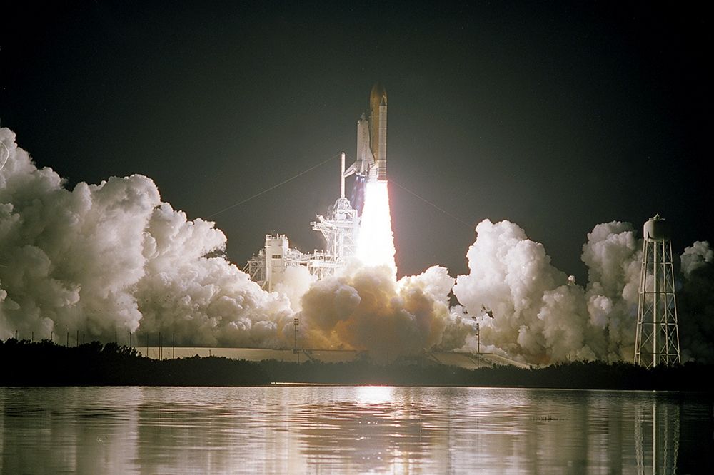 The Space Shuttle Discovery Launch 1999 art print by NASA for $57.95 CAD