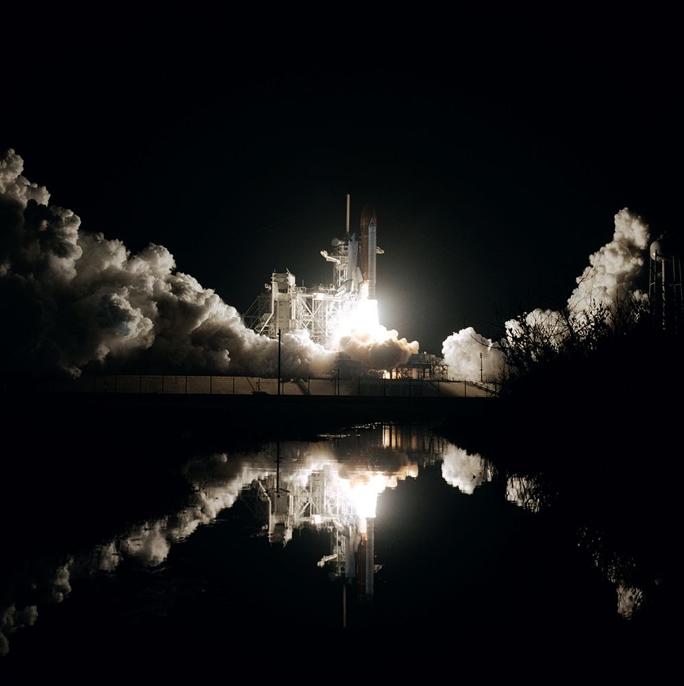 Launch of Space Shuttle Columbia 1986 art print by NASA for $57.95 CAD