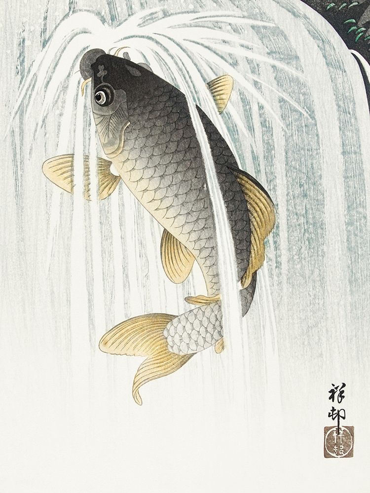 Carp art print by Ohara Koson for $57.95 CAD