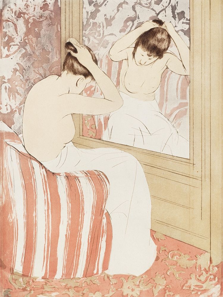 The Coiffure art print by Mary Cassatt for $57.95 CAD