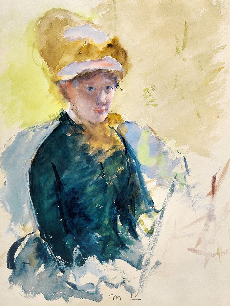Mary Cassatt Self-Portrait art print by Mary Cassatt for $57.95 CAD