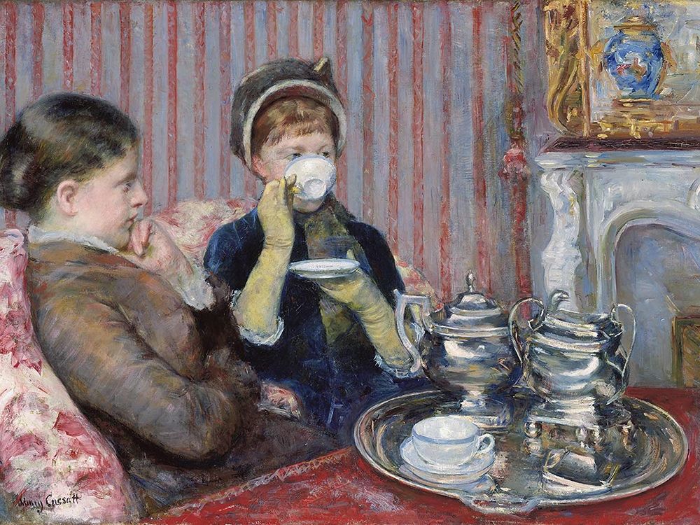 The Tea art print by Mary Cassatt for $57.95 CAD