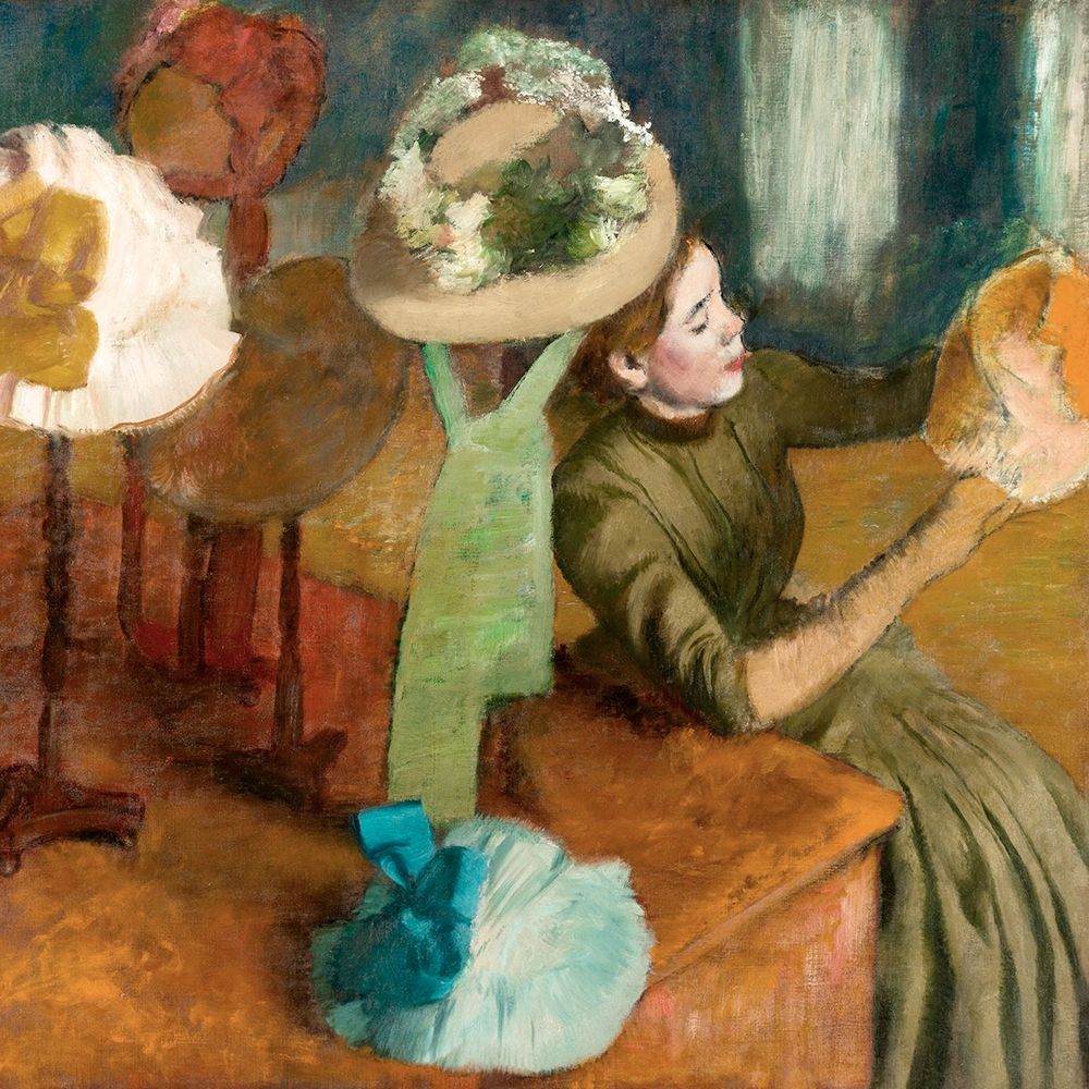 The Millinery Shop art print by Edgar Degas for $57.95 CAD