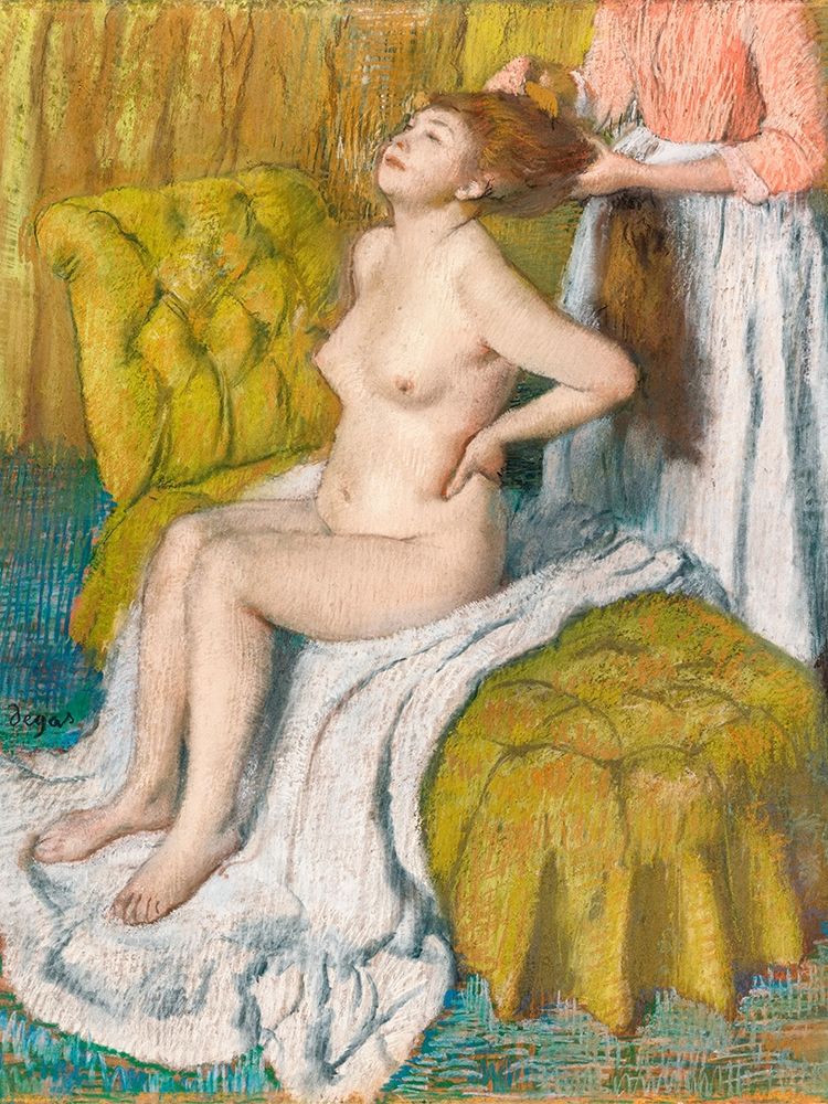 Woman Having Her Hair Combed art print by Edgar Degas for $57.95 CAD