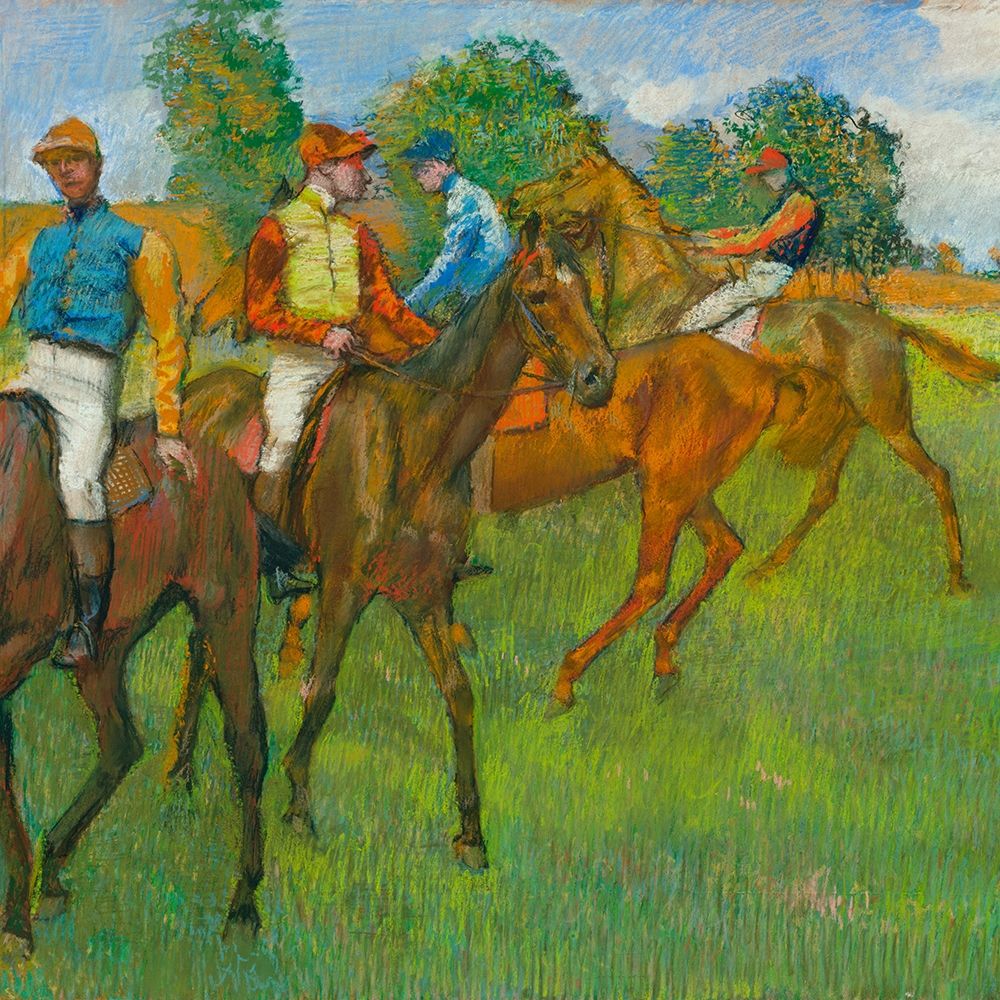 Before the Race art print by Edgar Degas for $57.95 CAD
