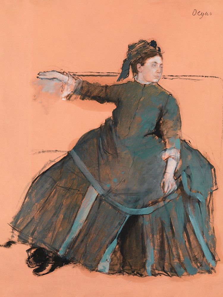 Woman on a Sofa art print by Edgar Degas for $57.95 CAD