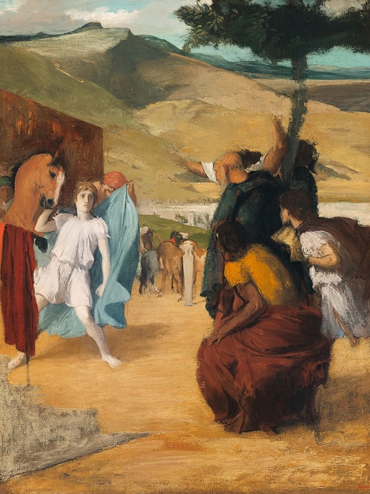 Alexander and Bucephalus art print by Edgar Degas for $57.95 CAD