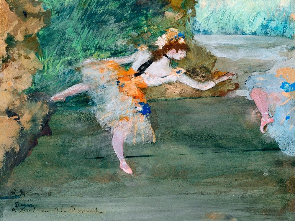 Dancer Onstage art print by Edgar Degas for $57.95 CAD