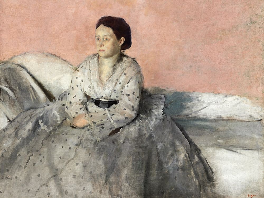 Madam Rene de Gas art print by Edgar Degas for $57.95 CAD