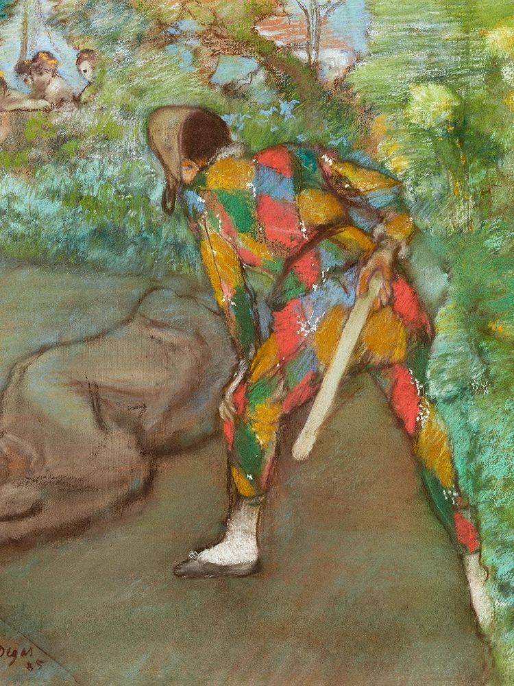 Harlequin art print by Edgar Degas for $57.95 CAD