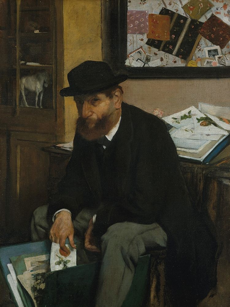 The Collector of Prints art print by Edgar Degas for $57.95 CAD