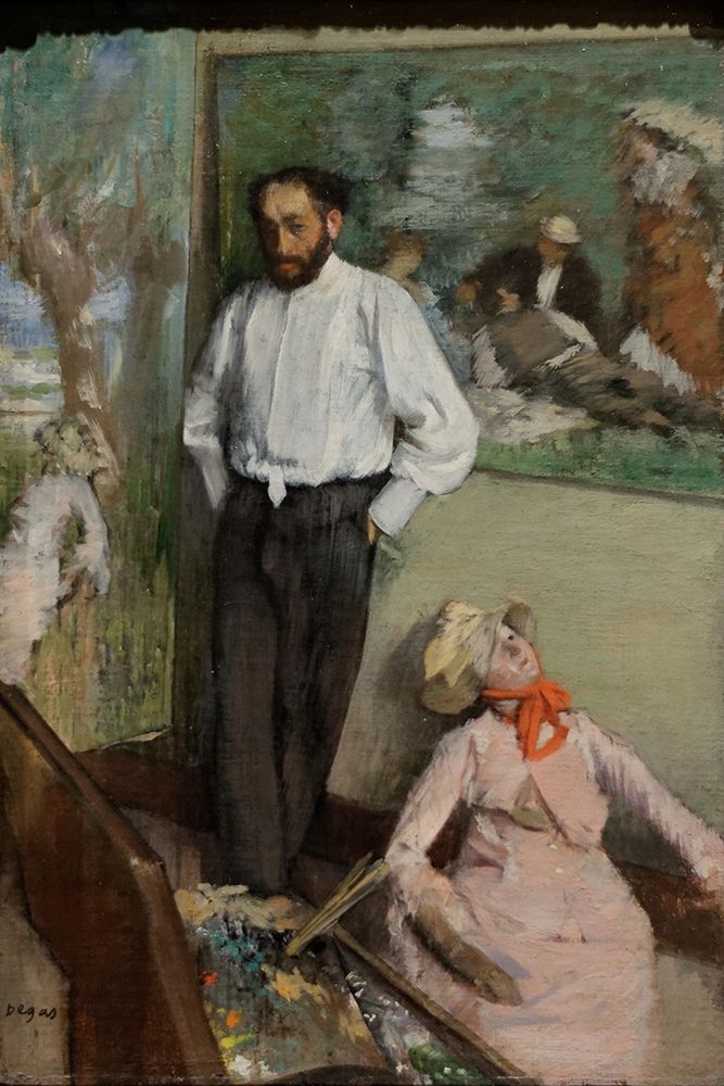 Portrait of Henri Michel-Lévy art print by Edgar Degas for $57.95 CAD