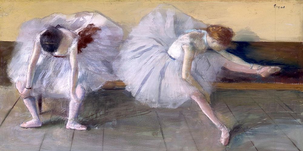 Deux danseuses art print by Edgar Degas for $57.95 CAD