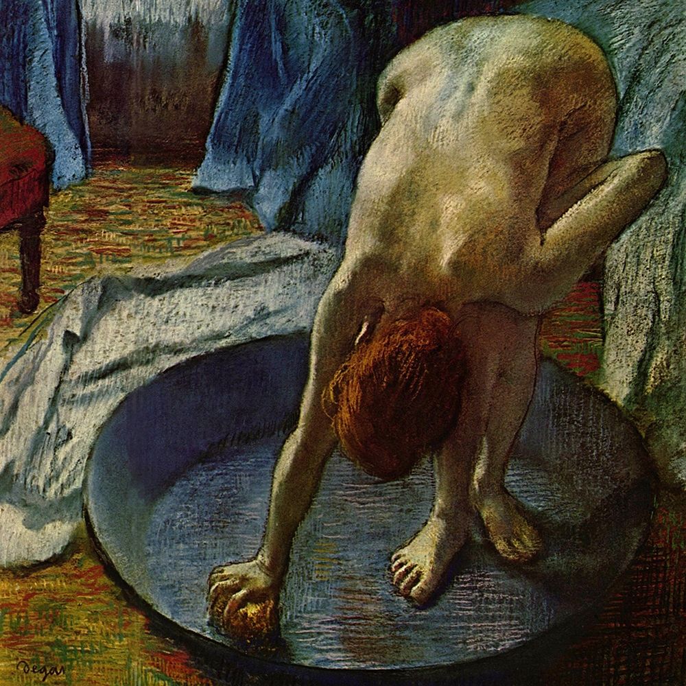 Woman in a Tub art print by Edgar Degas for $57.95 CAD