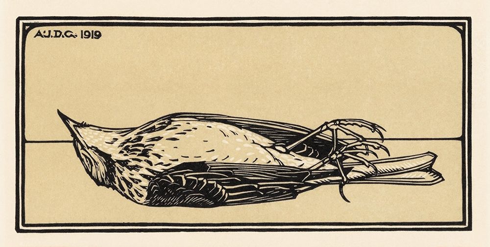 Dead bird art print by Julie De Graag for $57.95 CAD