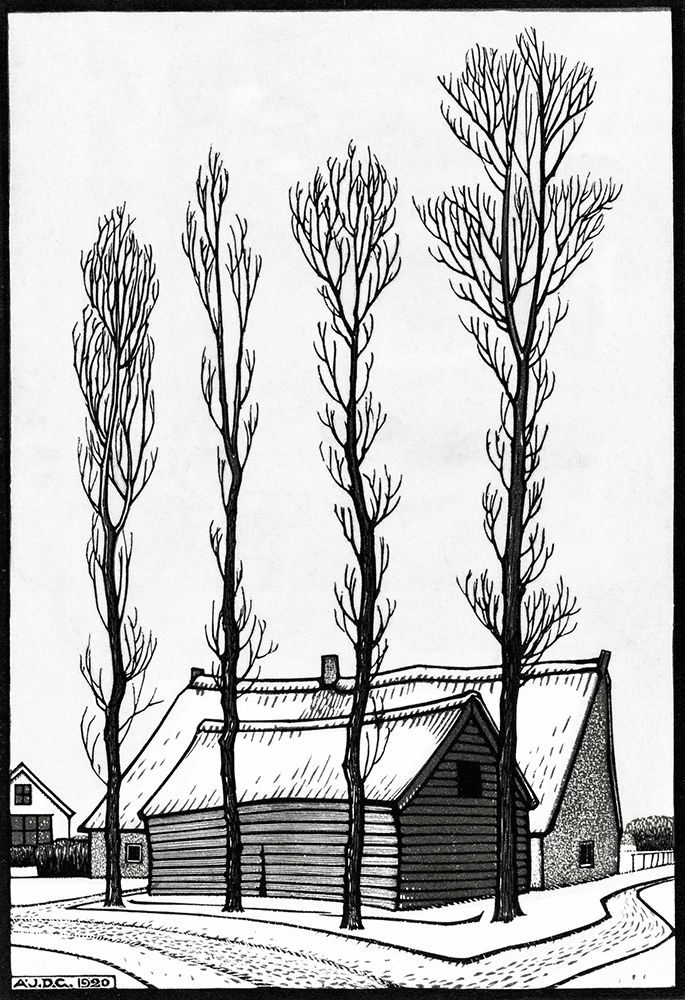 Winter art print by Julie De Graag for $57.95 CAD