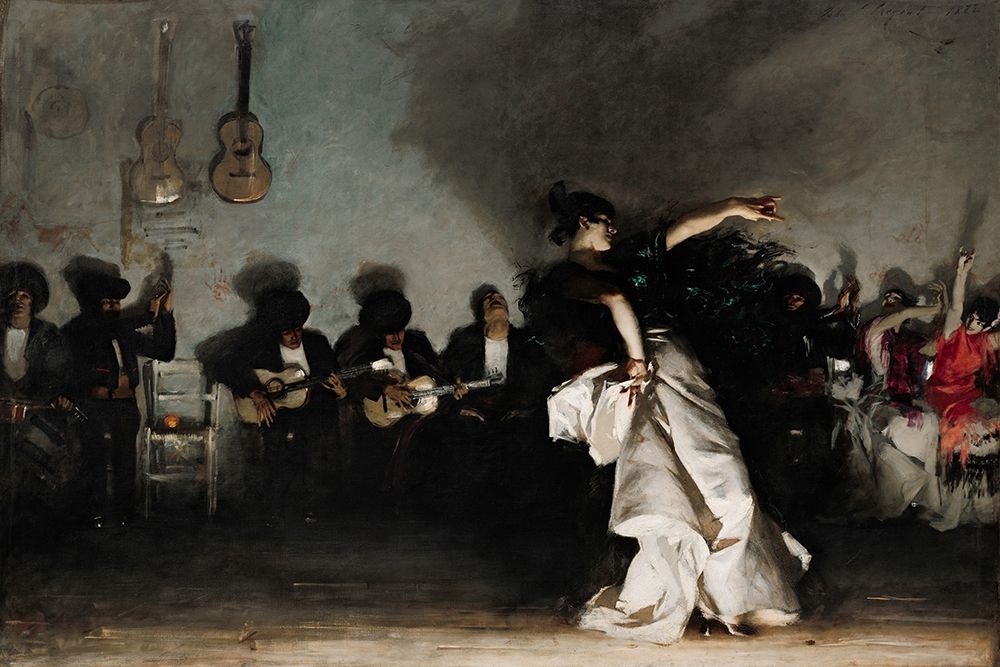 El Jaleo (Spanish Dancer) art print by John Singer Sargent for $57.95 CAD