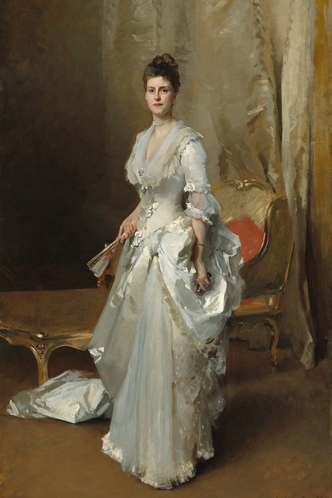 Margaret Stuyvesant Rutherfurd White (Mrs. Henry White), 1883 art print by John Singer Sargent for $57.95 CAD