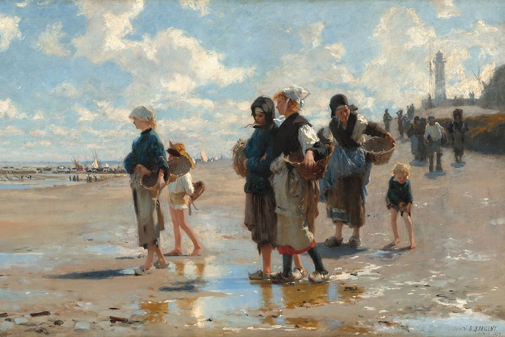 En route pour la pêche (Setting Out to Fish) art print by John Singer Sargent for $57.95 CAD