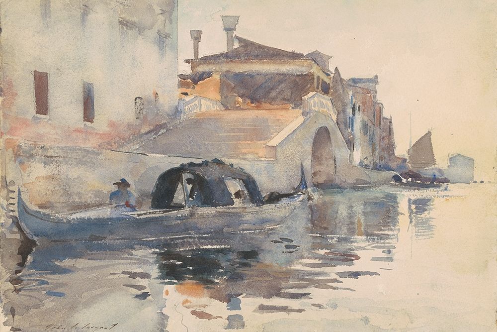 Ponte Panada, Fondamenta Nuove, Venice art print by John Singer Sargent for $57.95 CAD