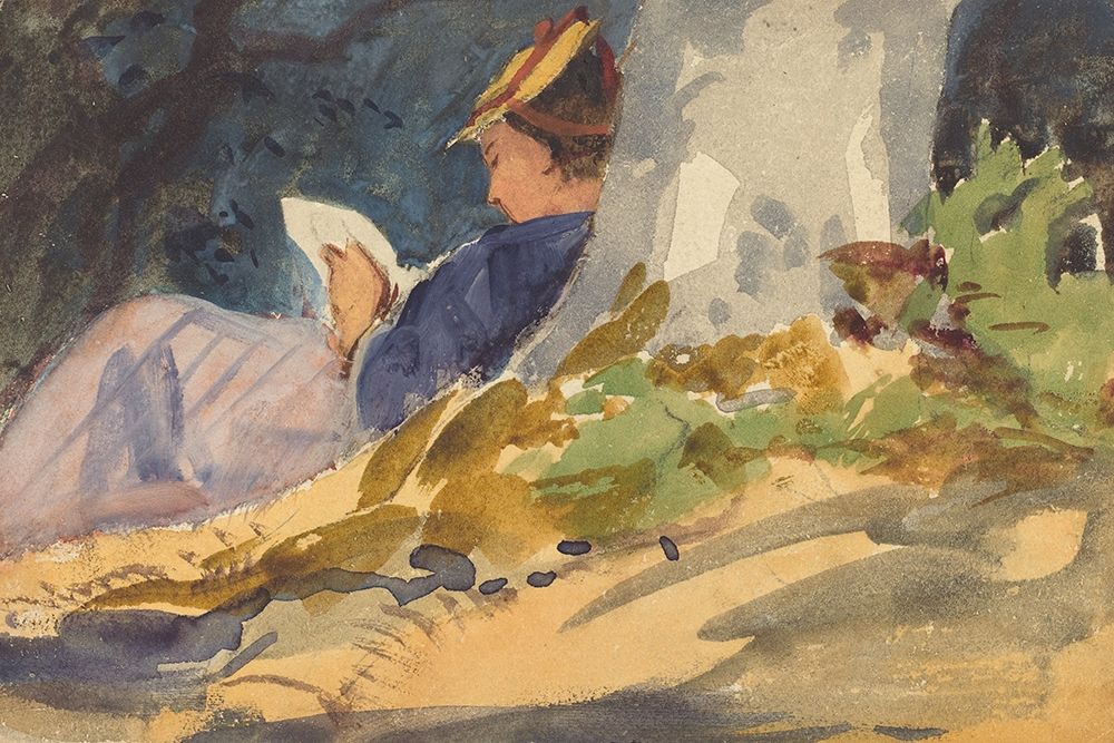Resting art print by John Singer Sargent for $57.95 CAD