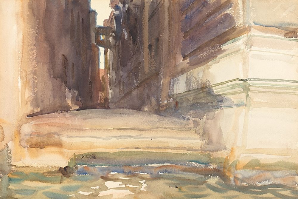 The Calle della Rosa with the Monte di Pieta, Venice art print by John Singer Sargent for $57.95 CAD