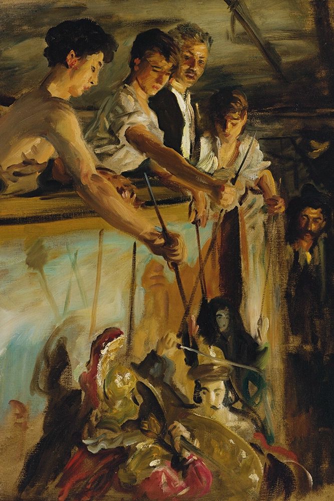 Marionettes art print by John Singer Sargent for $57.95 CAD