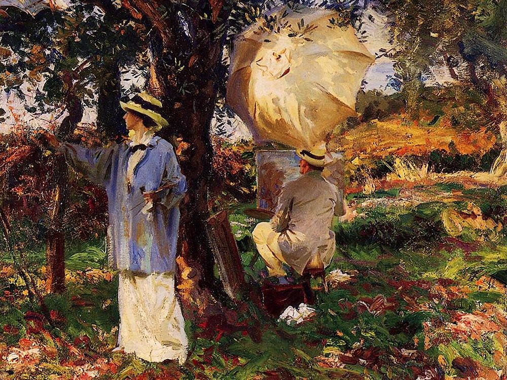 The Sketchers art print by John Singer Sargent for $57.95 CAD