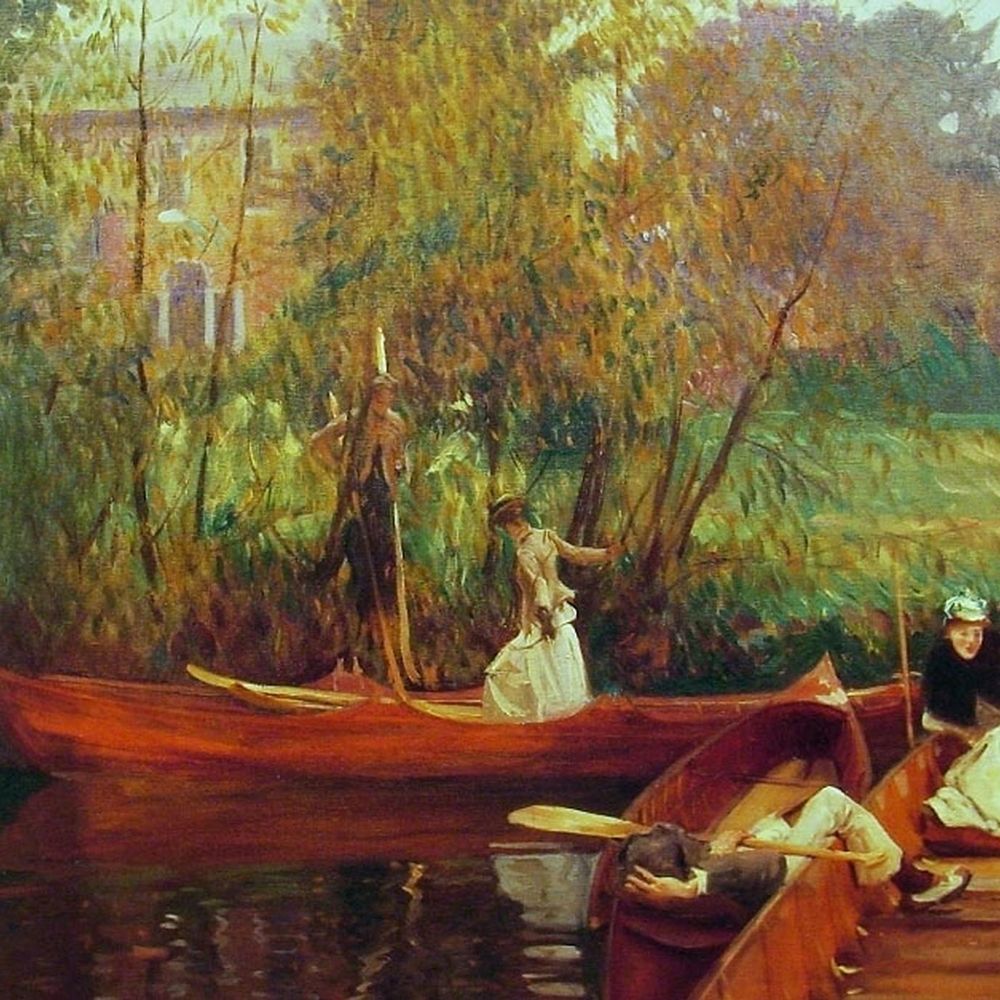 A Boating Party art print by John Singer Sargent for $57.95 CAD
