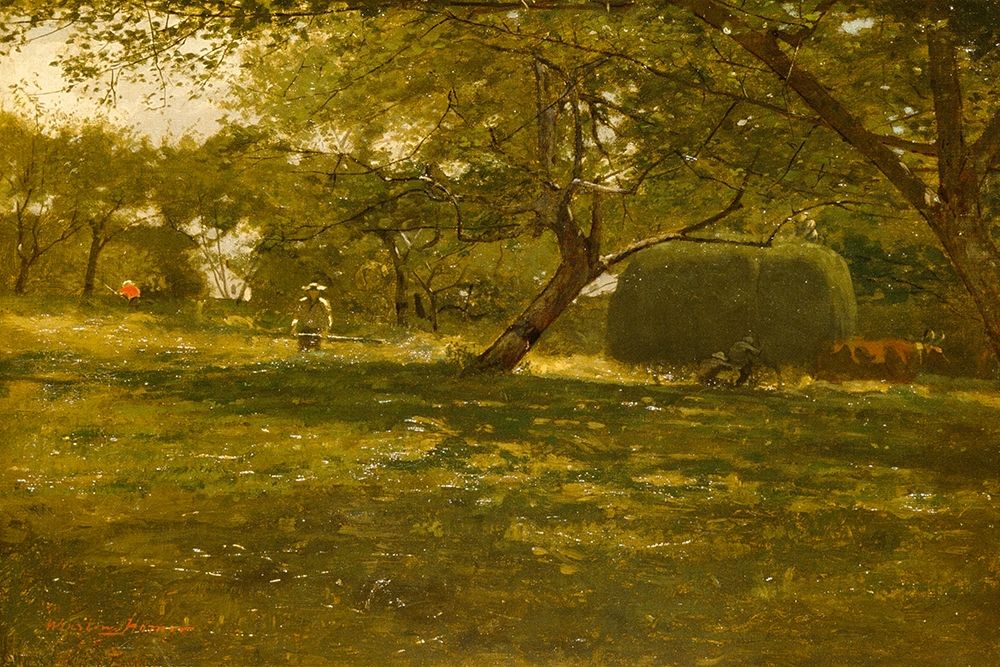 Harvest Scene art print by Winslow Homer for $57.95 CAD