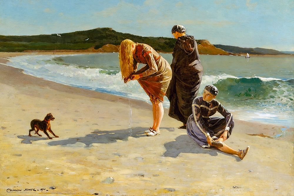 Eagle Head, Manchester, Massachusetts (High Tide) art print by Winslow Homer for $57.95 CAD