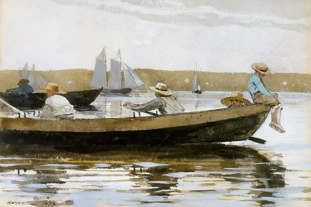 Boys in a Dory art print by Winslow Homer for $57.95 CAD