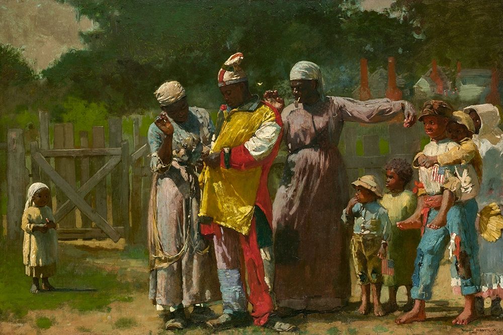 Dressing for the Carnival art print by Winslow Homer for $57.95 CAD