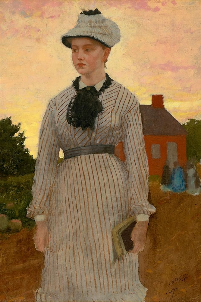 The Red School House art print by Winslow Homer for $57.95 CAD