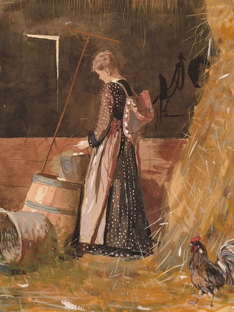 Fresh Eggs art print by Winslow Homer for $57.95 CAD