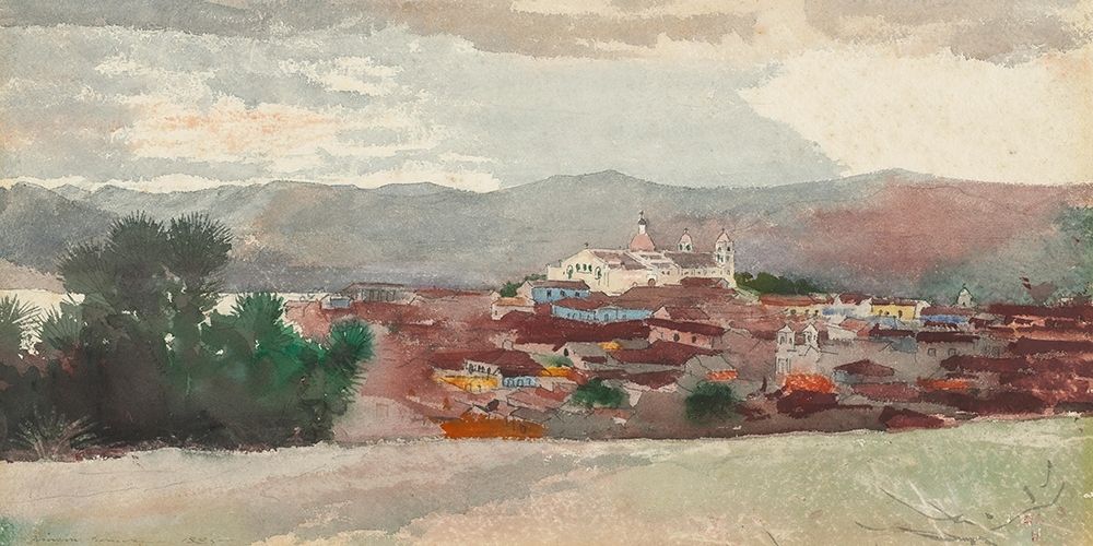 View of Santiago de Cuba art print by Winslow Homer for $57.95 CAD