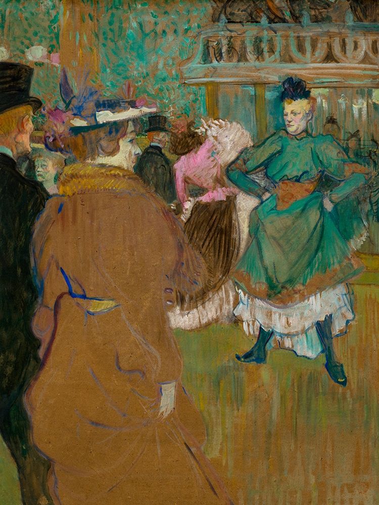 Quadrille at the Moulin Rouge art print by Henri de Toulouse-Lautrec for $57.95 CAD