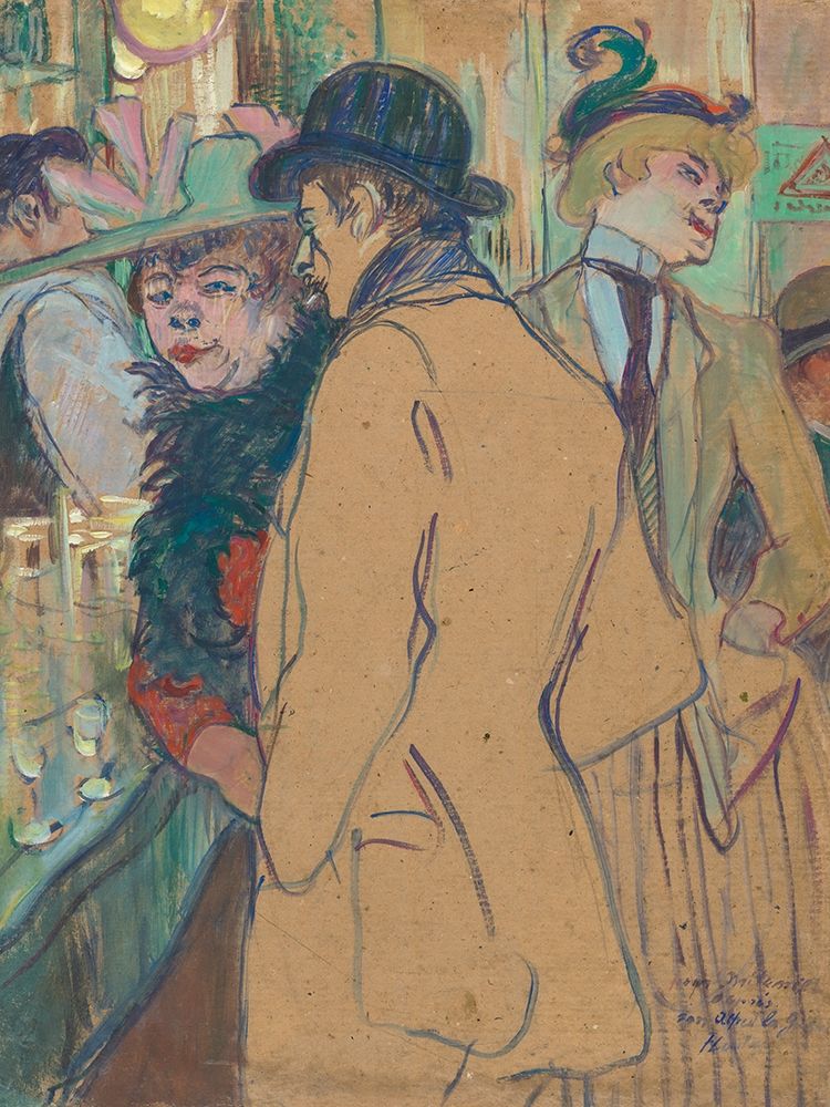 Alfred la Guigne art print by Henri de Toulouse-Lautrec for $57.95 CAD