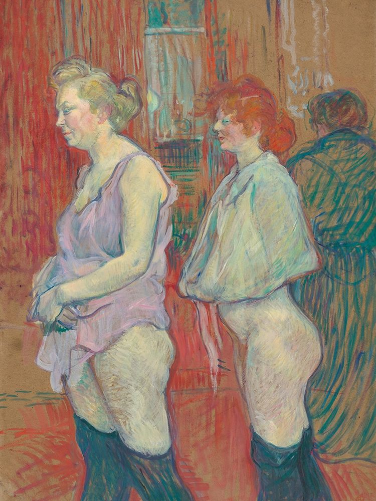 Rue des Moulins, 1894 art print by Henri de Toulouse-Lautrec for $57.95 CAD