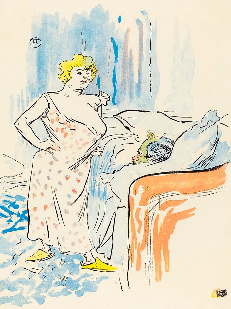 Man and Woman art print by Henri de Toulouse-Lautrec for $57.95 CAD