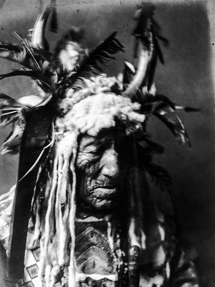 Lean Wolf, Hidatsa art print by Edward Curtis for $57.95 CAD