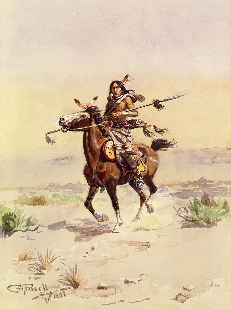 Nobleman of the Plains art print by Charles Marion Russell for $57.95 CAD