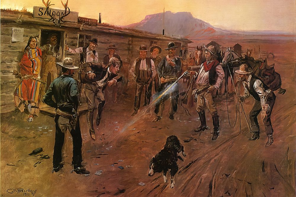 The Tenderfoot art print by Charles Marion Russell for $57.95 CAD
