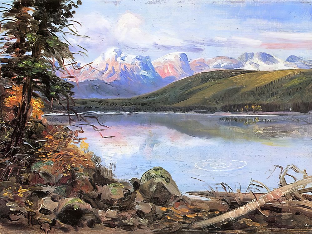 Lake McDonald art print by Charles Marion Russell for $57.95 CAD