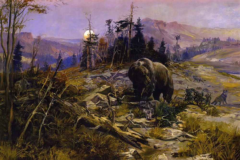 To the Victor Belong the Spoils art print by Charles Marion Russell for $57.95 CAD