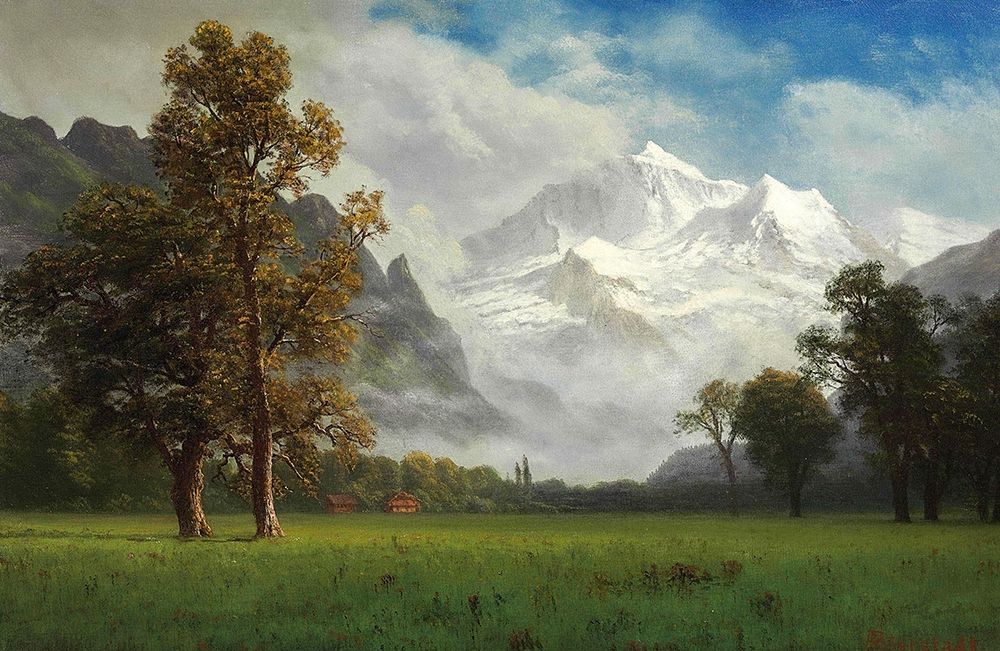 Jungfrau art print by Albert Bierstadt for $57.95 CAD