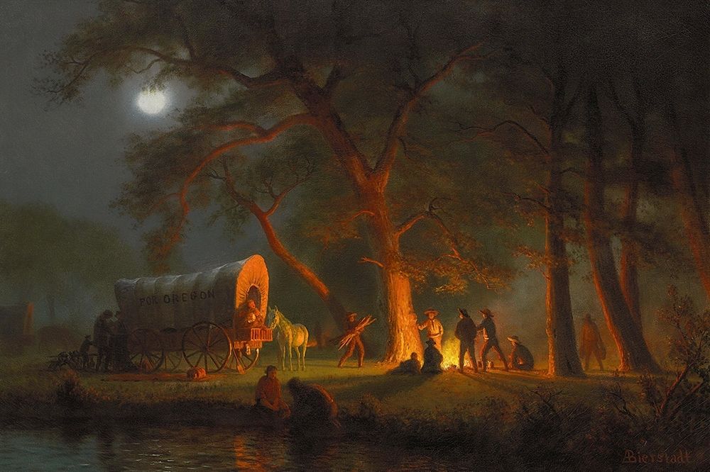 Oregon Trail art print by Albert Bierstadt for $57.95 CAD