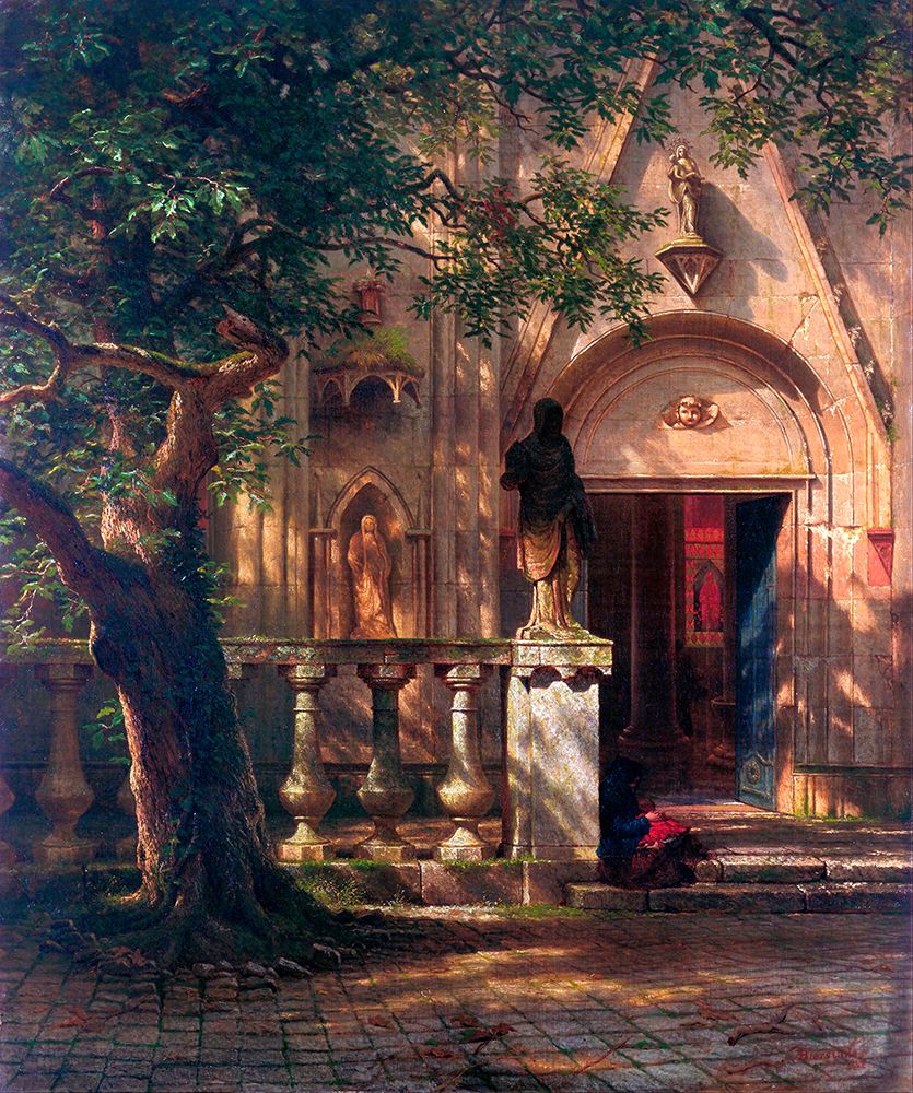 Sunlight and Shadow art print by Albert Bierstadt for $57.95 CAD