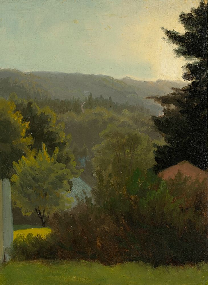 Forested hills art print by Albert Bierstadt for $57.95 CAD