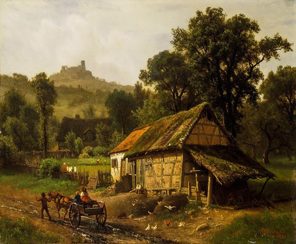 In the Foothills art print by Albert Bierstadt for $57.95 CAD
